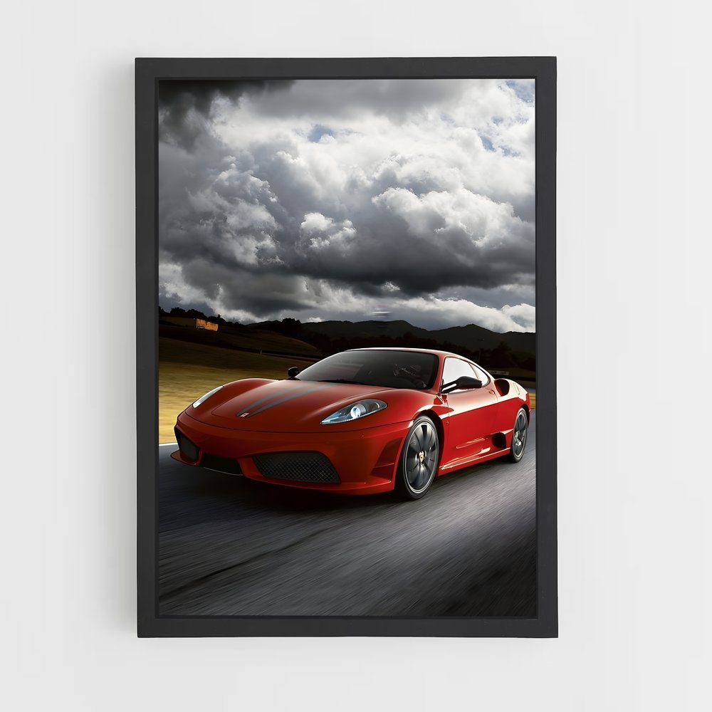 Poster Scuderia Clin – affiche Ferrari (vue 2)